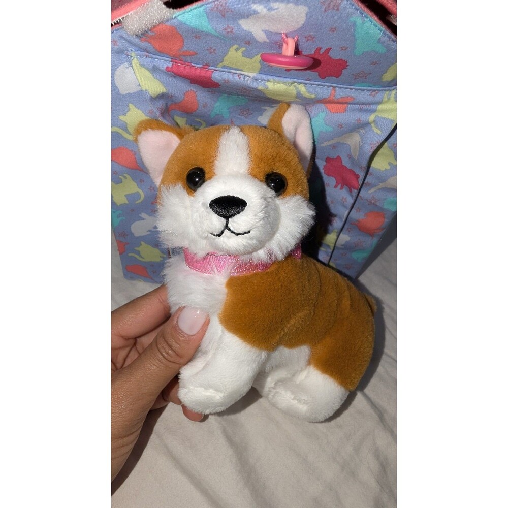 American Girl - both Doll Lila's Mighty Mae Dog Corgi & Pup's Place Doghouse